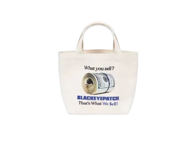 Blackeyepatch What We Sell Mini Tote Bag "Beige"