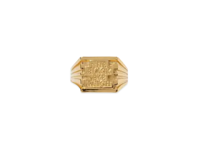 Blackeyepatch OG Label Gold Pinky Ring "Gold"