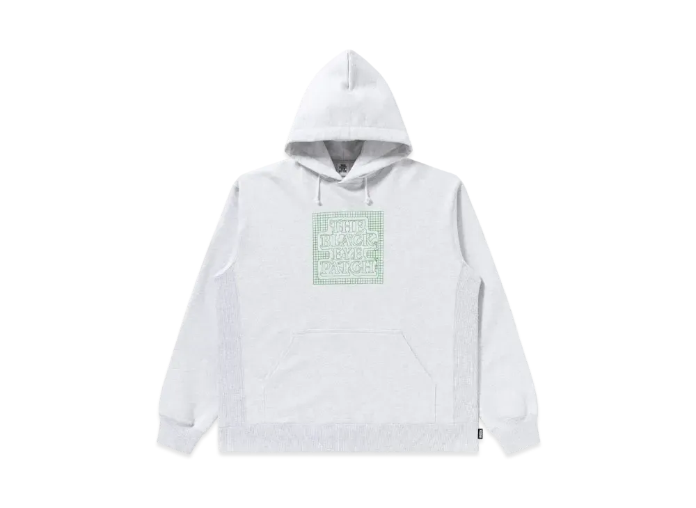 Blackeyepatch Gridded OG Label Hoodie "Ash"