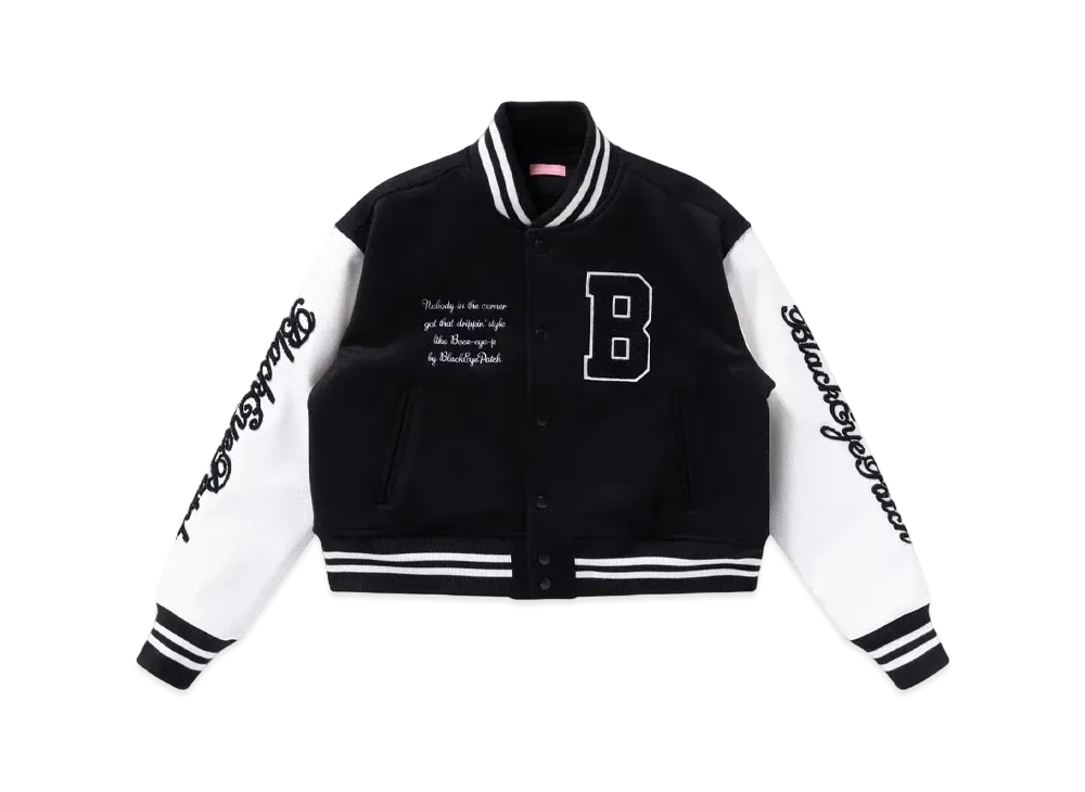 Blackeyepatch Big B Varsity Jacket "Black"