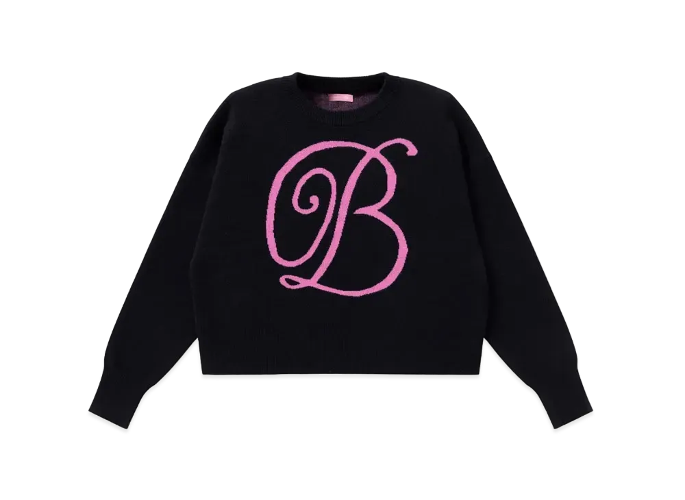 Blackeyepatch B Emblem Kint Sweater "Black"