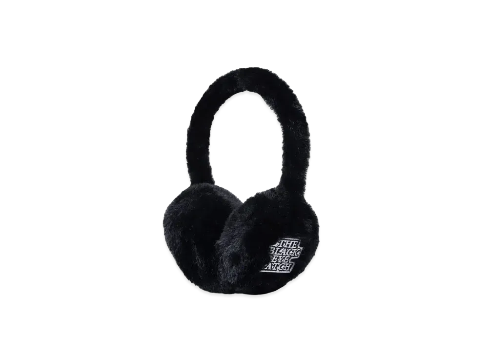 Blackeyepatch OG Label Fur Earmuffs "Black"