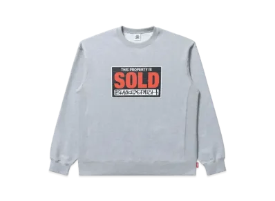 Blackeyepatch Sold Sign Crew Sweat "Heather Gray"