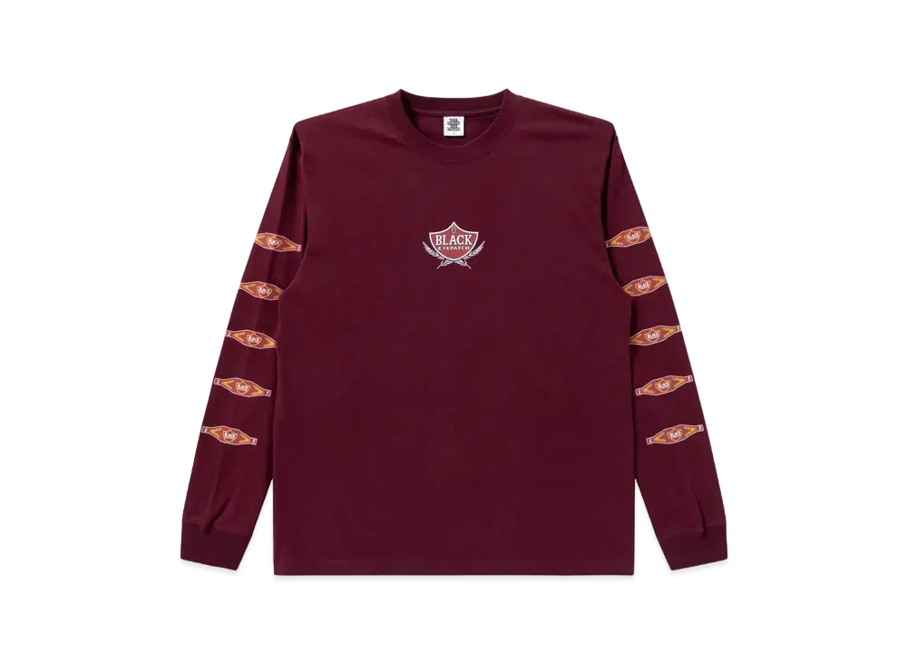 BlackEyePatch Sweet Cigar Label L/S Tee "Burgundy"