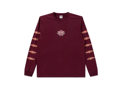 BlackEyePatch Sweet Cigar Label L/S Tee "Burgundy"