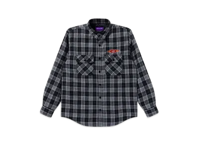 BlackEyePatch Sweet Cigar Quilted Flannel Shirt "Black"