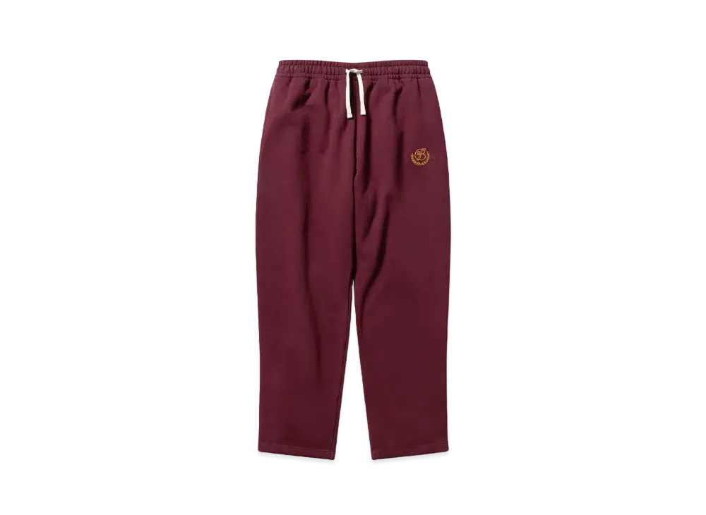 BlackEyePatch Royal B Emblem Sweat Pants "Burgundy"