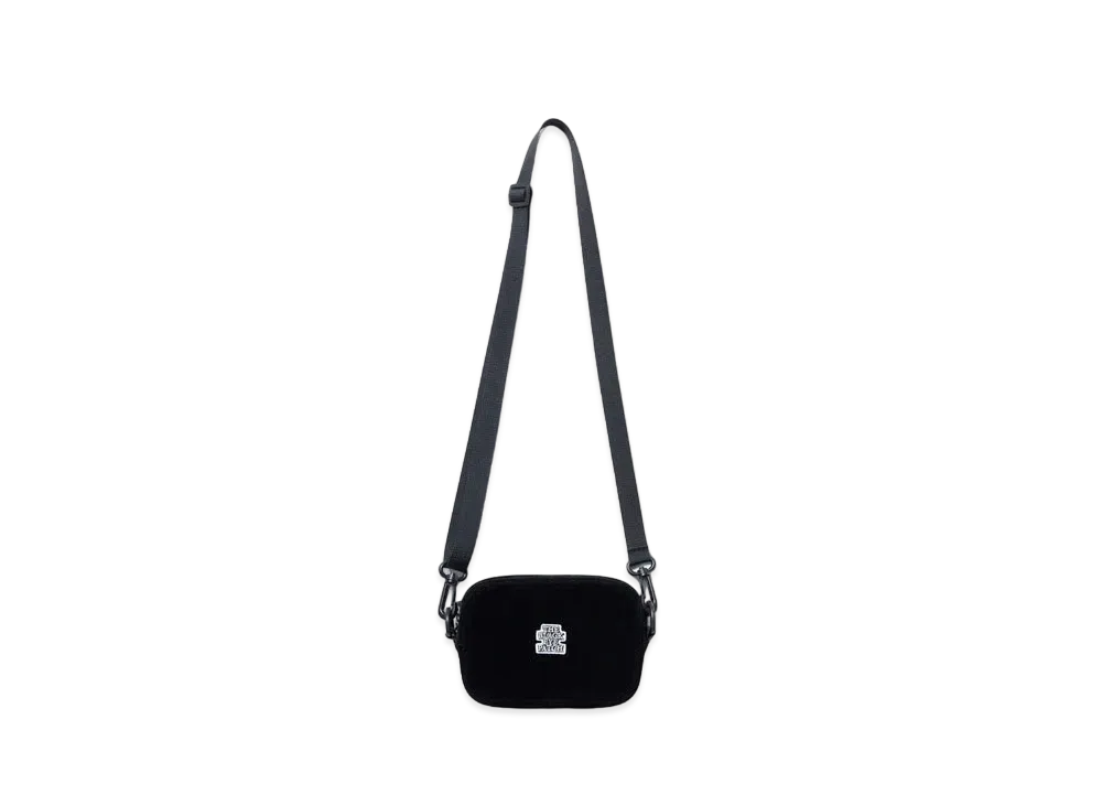 BlackEyePatch OG Label Velour Shoulder Bag "Black"