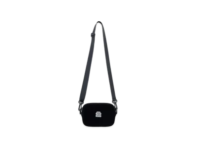 BlackEyePatch OG Label Velour Shoulder Bag "Black"