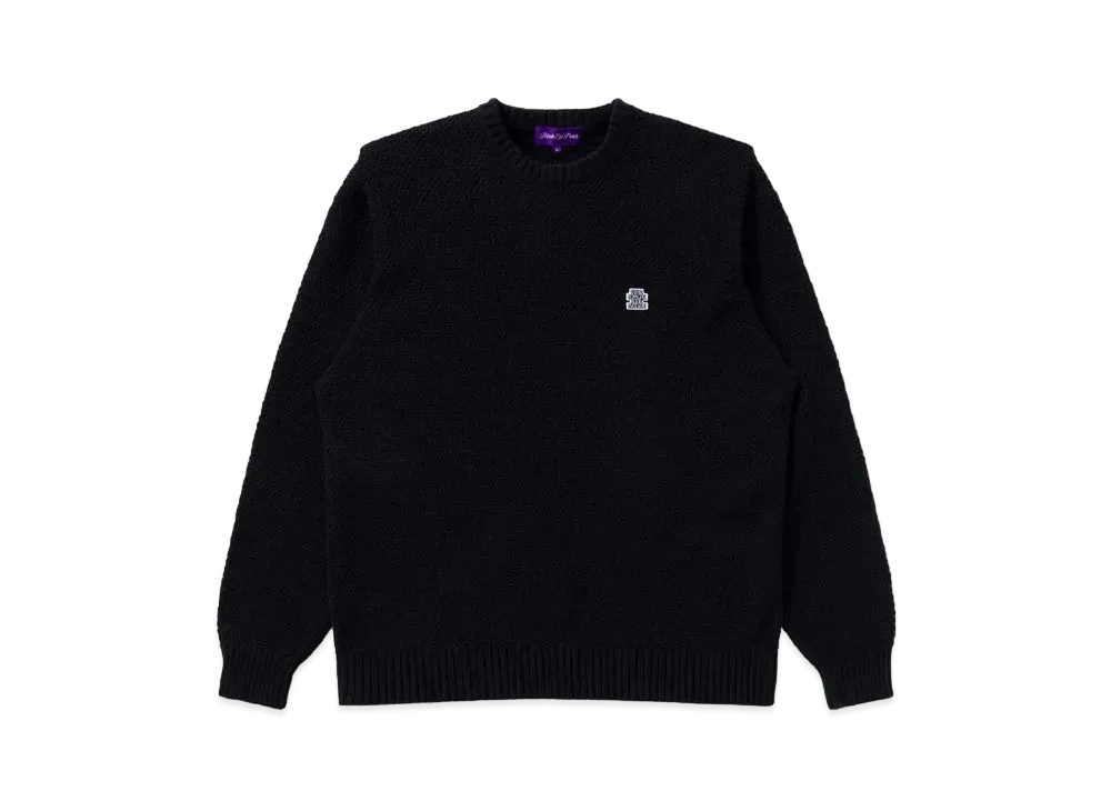 BlackEyePatch Small OG Label Waffle Knit Sweater 