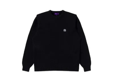 BlackEyePatch Small OG Label Waffle Knit Sweater "Black"