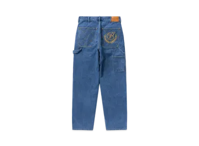 BlackEyePatch Quilted Double Knee Denim Pants "Indigo"