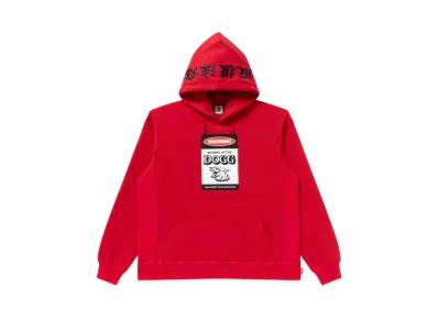 BlackEyePatch x Jin Dogg Beware Of The Dogg Hoodie "Red"
