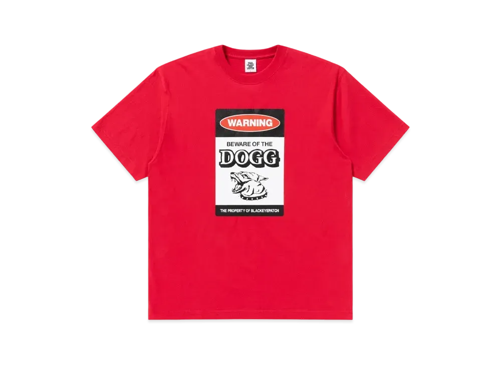 BlackEyePatch x Jin Dogg Beware Of The Dogg Tee "Red"