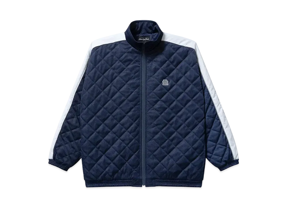 BlackEyePatch Small OG Label Quilted Track Jacket "Navy"