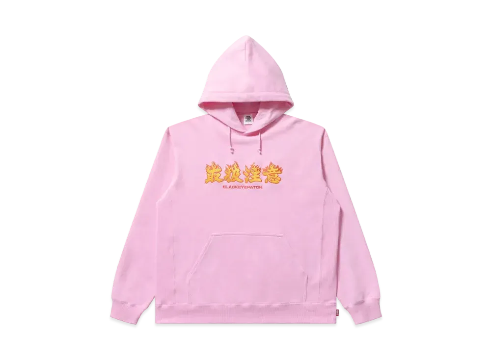 BlackEyePatch HWC Flame Logo Hoodie "Pink"