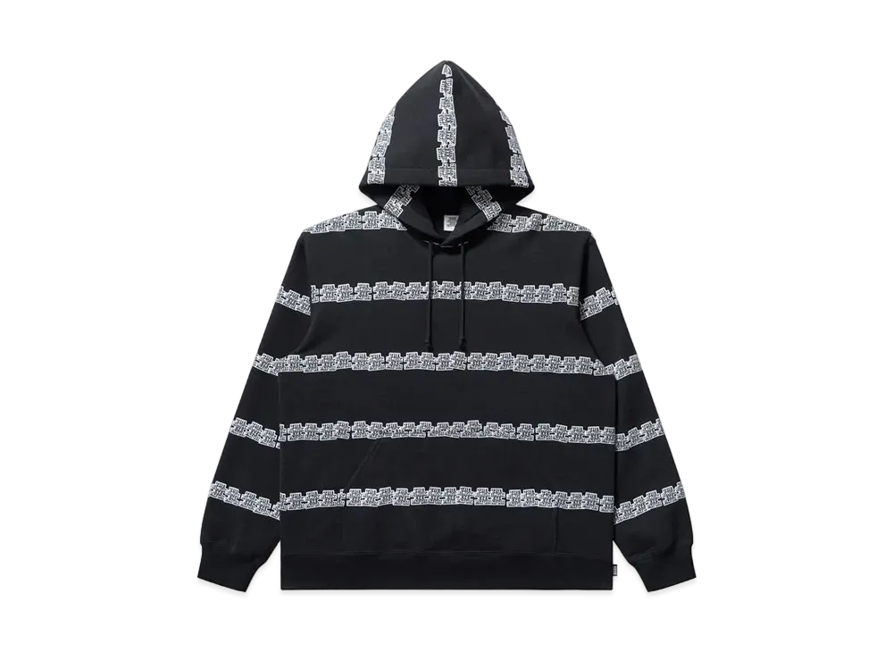 BlackEyePatch OG Label Bordered Hoodie "Black"
