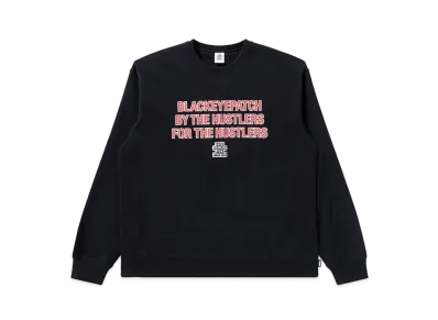BlackEyePatch Hustler's Statement Crew Sweat "Black"