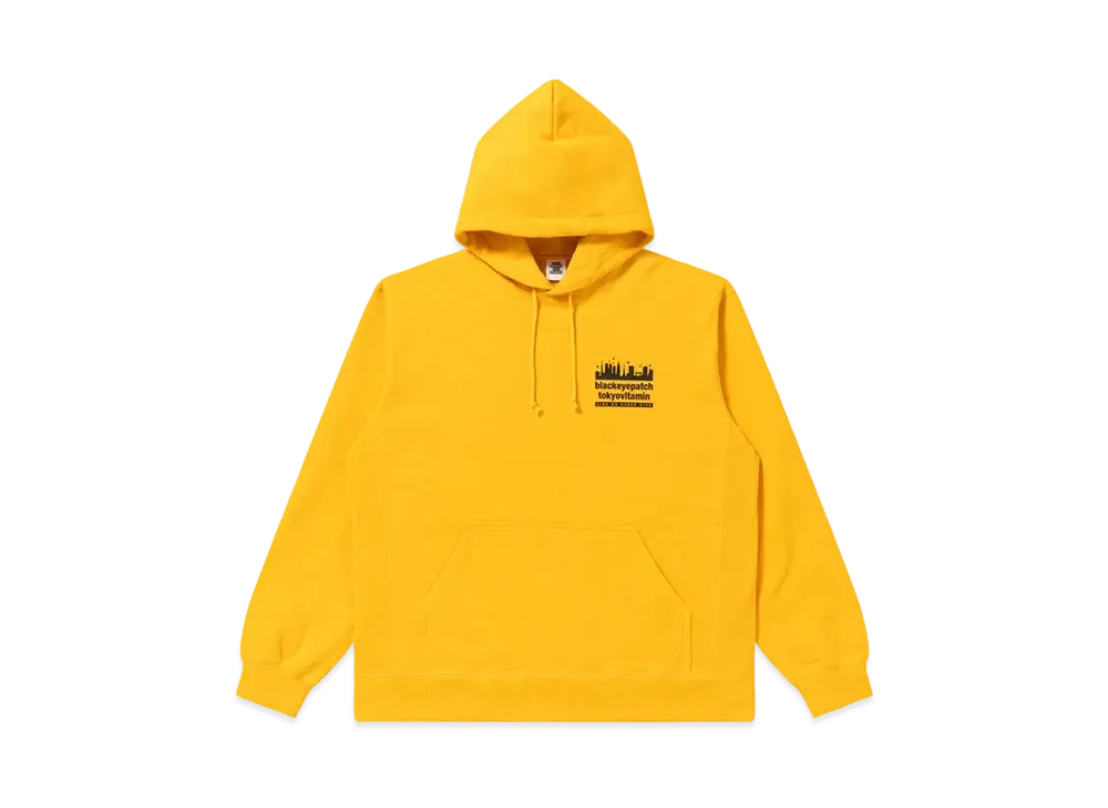 BlackEyePatch x tokyovitamin Hoodie "Yellow"