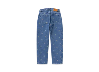 BlackEyePatch B Emblem Patterned Denim Pants "Indigo"