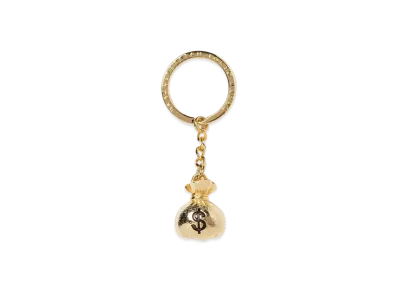 BlackEyePatch Dollar Bag Plate Keychain "Gold"