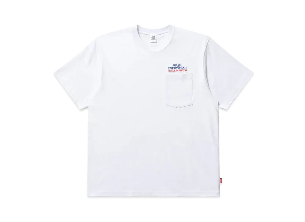 BlackEyePatch Laundromat Pocket Tee "White"