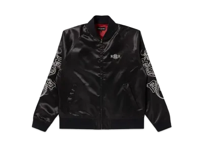 BlackEyePatch Embroidered Tokyo Souvenir Jacket "Black"