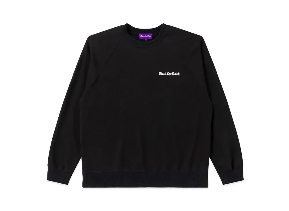 BlackEyePatch OE Logo Raglan Crew Sweat "Black"