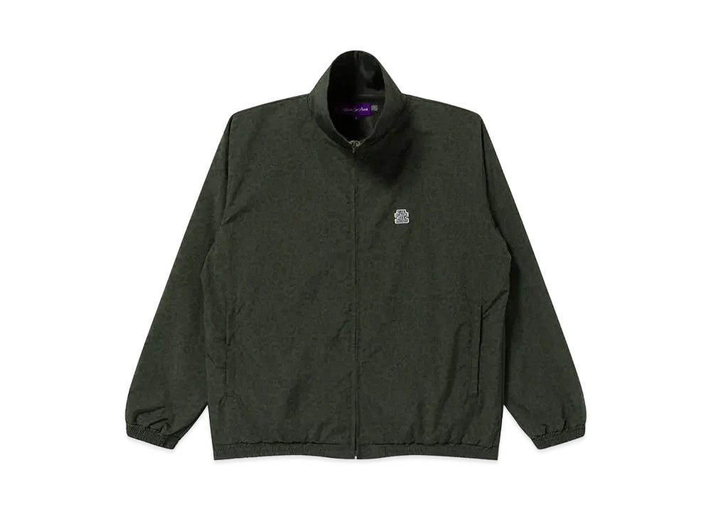 BlackEyePatch OG Label Leopard Patterned Track Jacket "Olive"