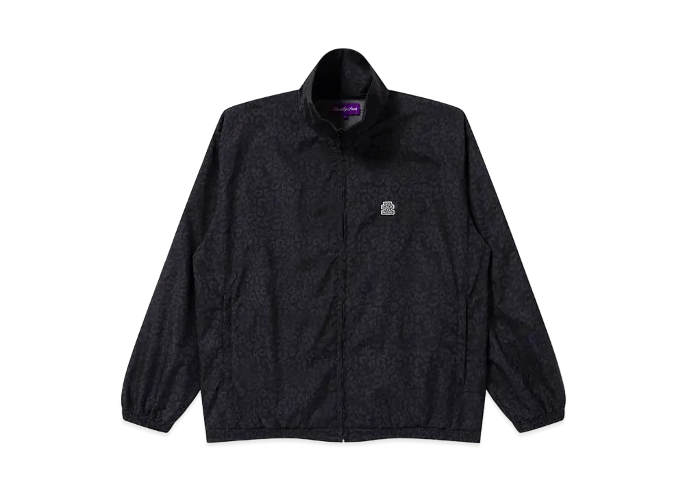 BlackEyePatch OG Label Leopard Patterned Track Jacket "Black"