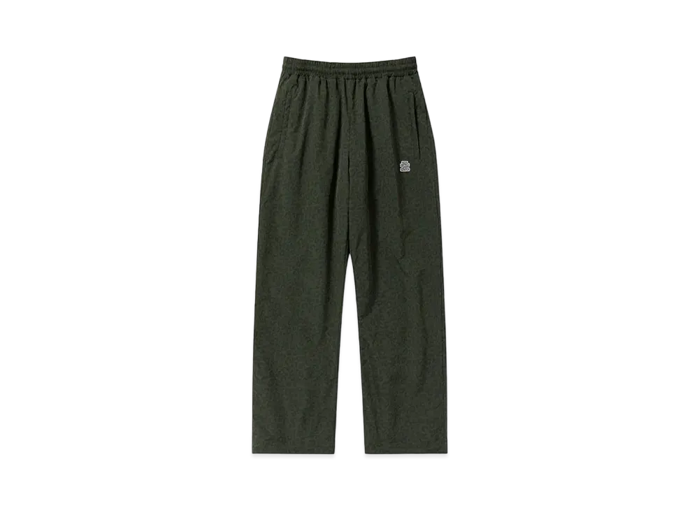 BlackEyePatch OG Label Leopard Patterned Track Pants "Olive"
