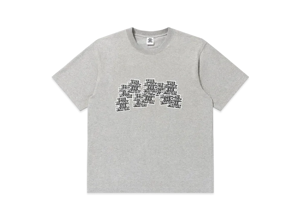 BlackEyePatch Repetitive OG Label Tee "Gray"