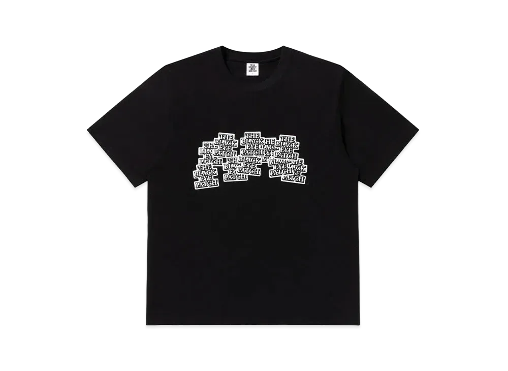 BlackEyePatch Repetitive OG Label Tee "Black"
