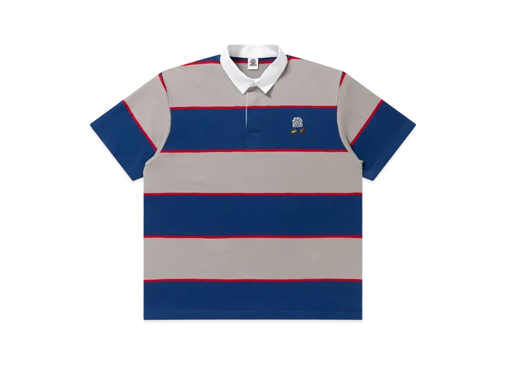 BlackEyePatch OG Boy S/S Rugby Shirt "Navy/Gray"