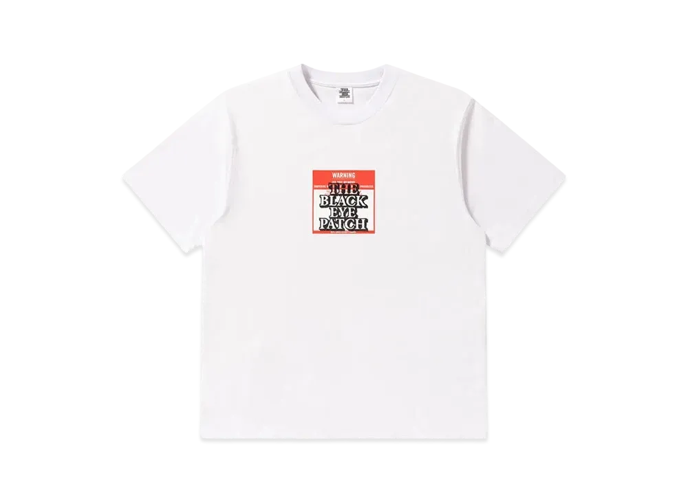 BlackEyePatch Do Not Remove Label Tee "White"