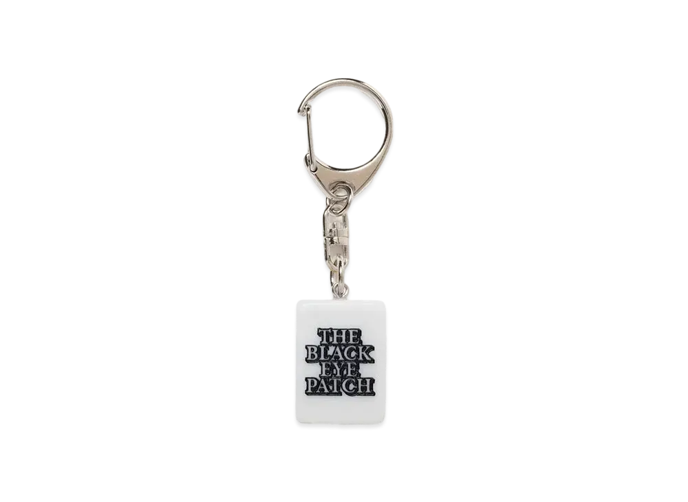 BlackEyePatch OG Label Mahjong Keychain "White"