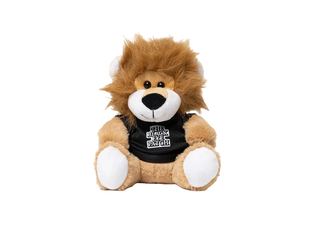 BlackEyePatch Stuffed OG Label Lion "Brown" BEPSS24AC58
