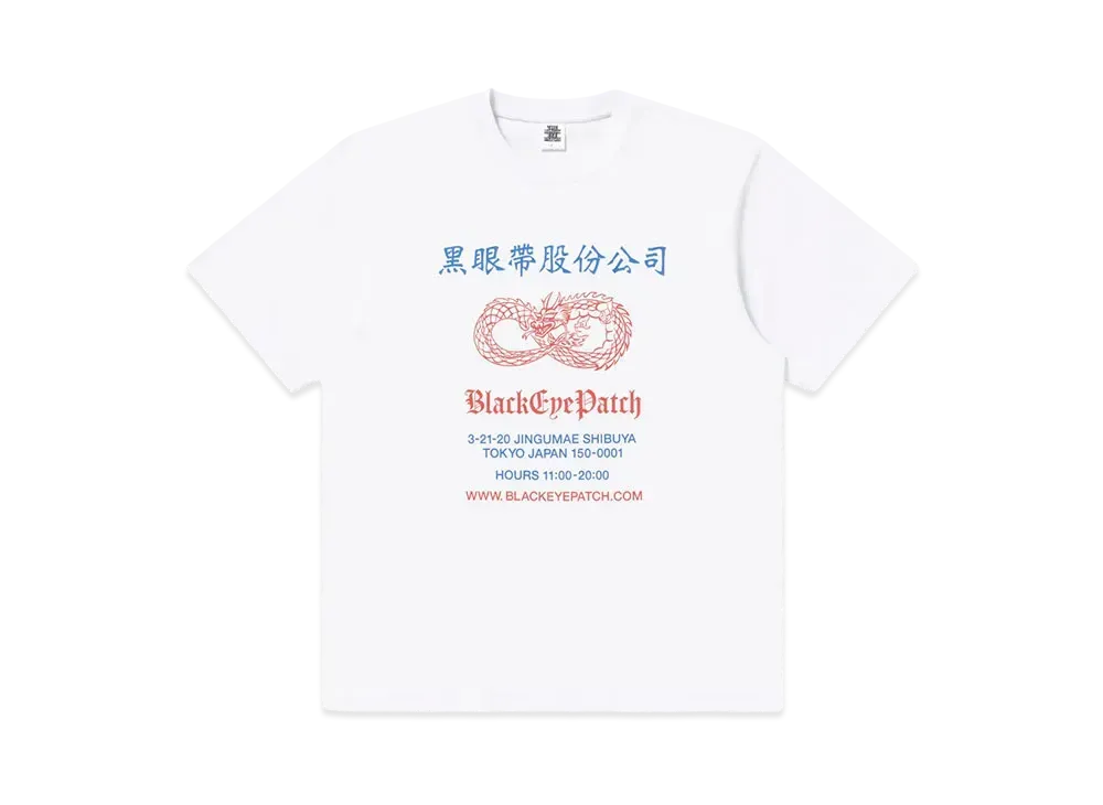 BlackEyePatch Chinatown Store Tee "White"