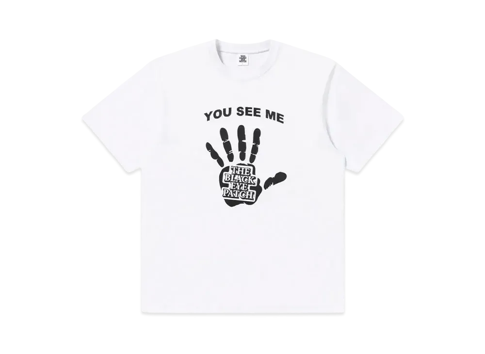 BlackEyePatch Talk To The Hand Tee "White"