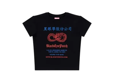 BlackEyePatch Chinatown Store Baby Tee "Black"