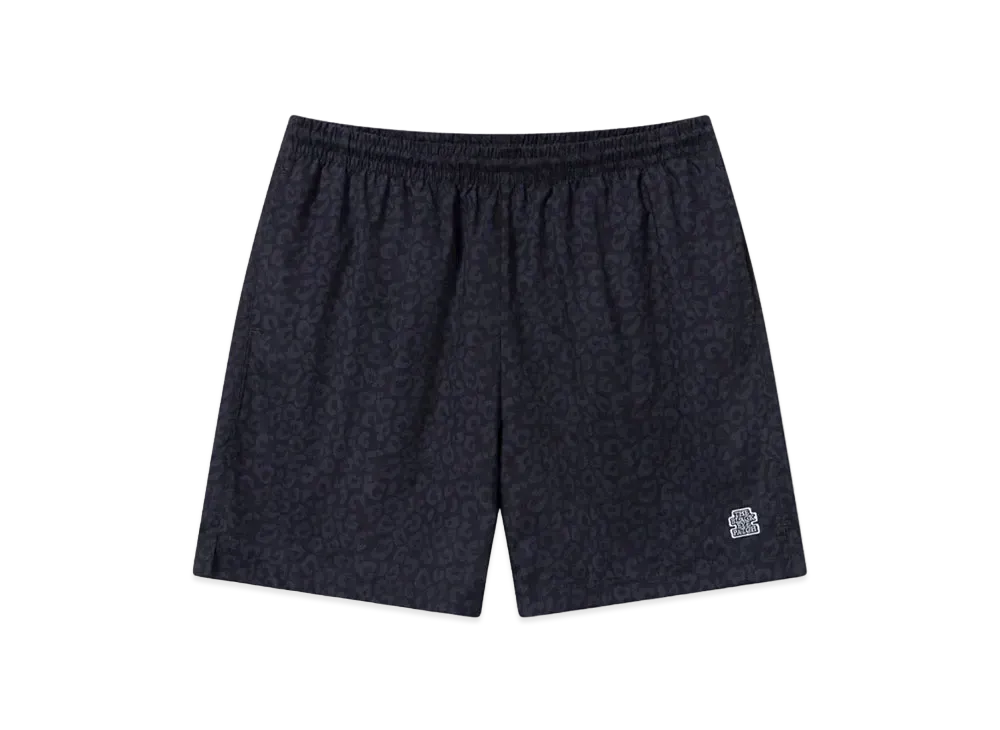 BlackEyePatch OG Leopard Nylon Shorts "Black"