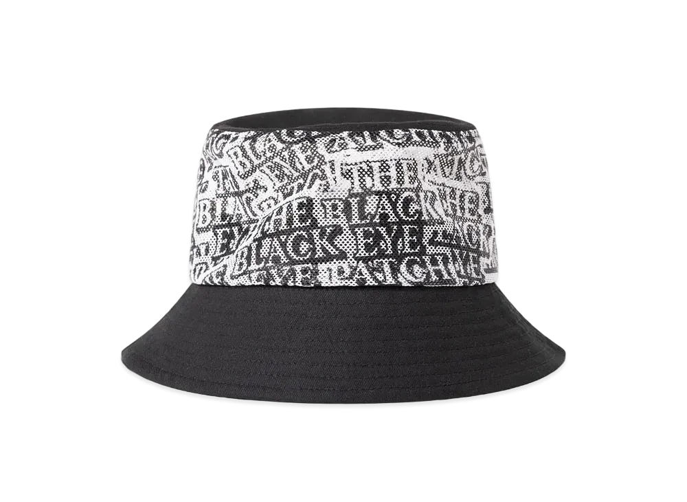 BlackEyePatch OG Label Covered Bucket Hat "Black"