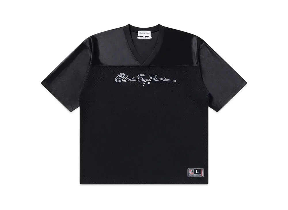 BlackEyePatch Sloppy Script Hockey Jersey "Black"