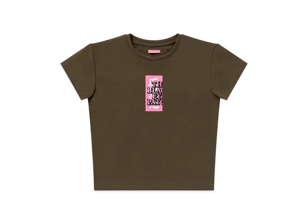 BlackEyePatch HWC Label Baby Tee "Khaki"