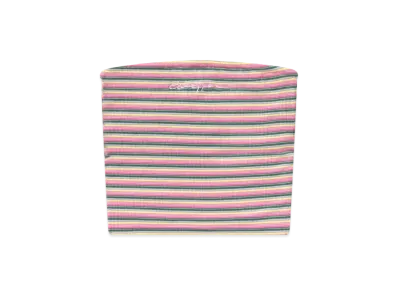BlackEyePatch Sloppy Script Bordered Tube Top "Pink Multi"