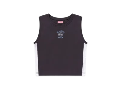 BlackEyePatch Bulldog Logo Sleeveless Tee "Navy"