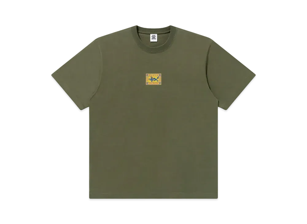 BlackEyePatch Dragon Stamp Tee "Olive"