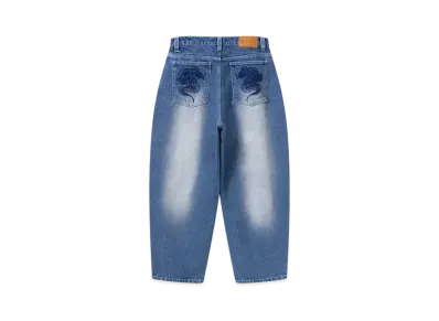 BlackEyePatch Dragons Extra Baggy Jeans "Indigo"
