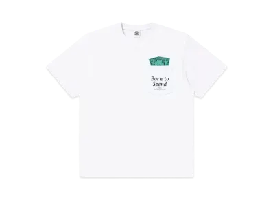 BlackEyePatch Born To Spend Pocket Tee "White"
