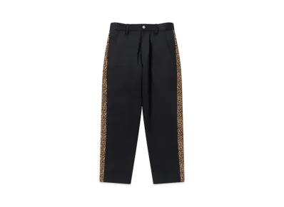BlackEyePatch Leopard Bordered Work Pants "Black"